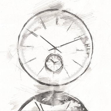 Eski antika klasik saatlerin eski kağıt arka plandaki tuşları.