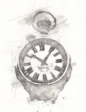 Eski antika klasik saatlerin eski kağıt arka plandaki tuşları.