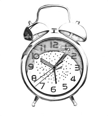 Eski antika klasik saatlerin eski kağıt arka plandaki tuşları.