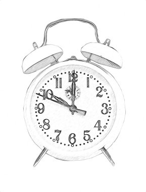 Eski antika klasik saatlerin eski kağıt arka plandaki tuşları.