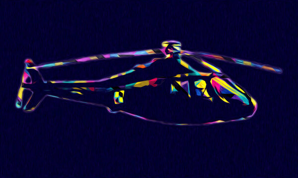 военный вертолет рисунок иллюстрации искусства винтаж
