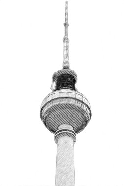 Berlin sanat eskizi çizimi eğlenceli tasarım antika retro