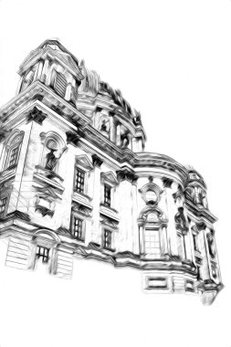 Berlin sanat eskizi çizimi eğlenceli tasarım antika retro