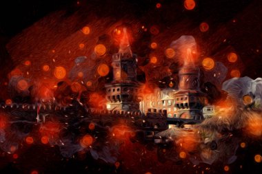 Berlin sanat eskizi çizimi eğlenceli tasarım antika retro