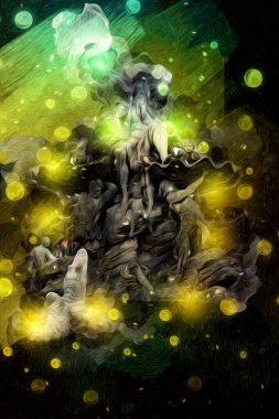 Berlin sanat eskizi çizimi eğlenceli tasarım antika retro