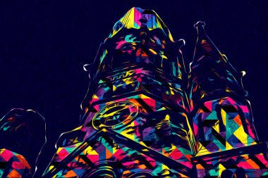 Berlin sanat eskizi çizimi eğlenceli tasarım antika retro