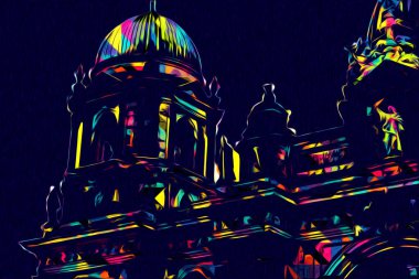 Berlin sanat eskizi çizimi eğlenceli tasarım antika retro