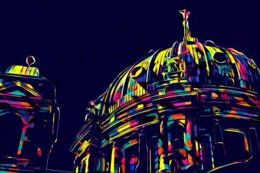 Berlin sanat eskizi çizimi eğlenceli tasarım antika retro