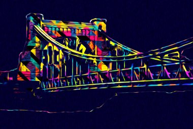 Wroclaw City Poland antika sanat eskizi çizimi