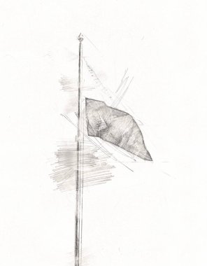 Polonya, izole edilmiş arkaplan resimlerine bayrak sallıyor.