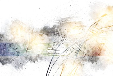 soyut renk tasarımı sanat illüstrasyonu