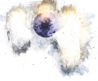 Afrikalı etnik retro-klasik illüstrasyon