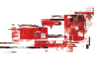 soyut renk tasarımı sanat illüstrasyonu