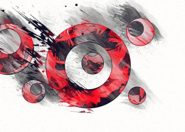 soyut renk tasarımı sanat illüstrasyonu