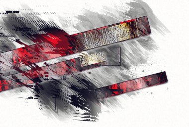 soyut renk tasarımı sanat illüstrasyonu