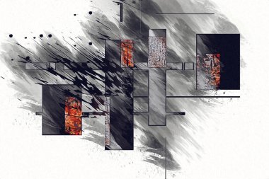 soyut renk tasarımı sanat illüstrasyonu