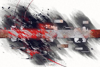 soyut renk tasarımı sanat illüstrasyonu