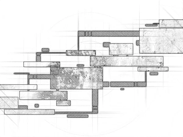 추상적 디자인 일러스트 — 스톡 사진