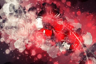 soyut renk tasarımı sanat illüstrasyonu