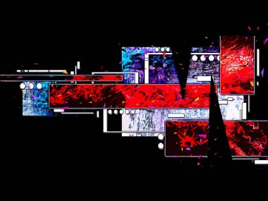 soyut renk tasarımı sanat illüstrasyonu