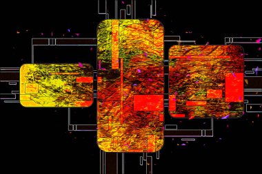 soyut renk tasarımı sanat illüstrasyonu