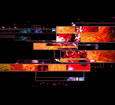 soyut renk tasarımı sanat illüstrasyonu