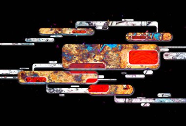 soyut renk tasarımı sanat illüstrasyonu