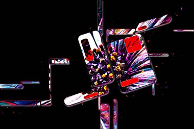 soyut renk tasarımı sanat illüstrasyonu