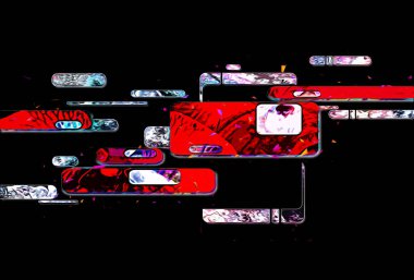 soyut renk tasarımı sanat illüstrasyonu