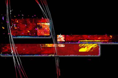 soyut renk tasarımı sanat illüstrasyonu