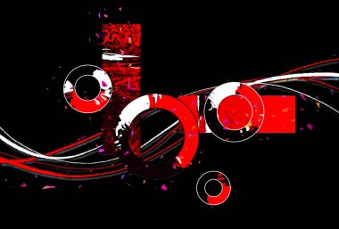 soyut renk tasarımı sanat illüstrasyonu