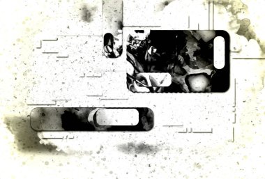 soyut renk tasarımı sanat illüstrasyonu