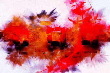 soyut renk tasarımı sanat illüstrasyonu