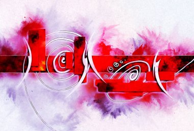 soyut renk tasarımı sanat illüstrasyonu