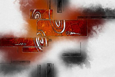 soyut renk tasarımı sanat illüstrasyonu