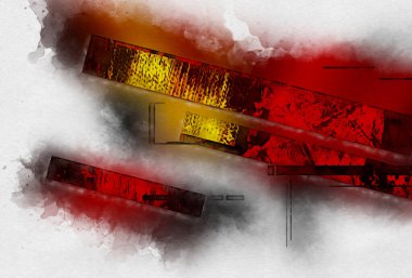 soyut renk tasarımı sanat illüstrasyonu