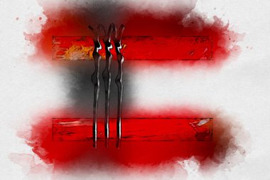 soyut renk tasarımı sanat illüstrasyonu