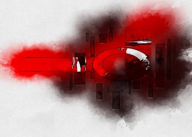 soyut renk tasarımı sanat illüstrasyonu