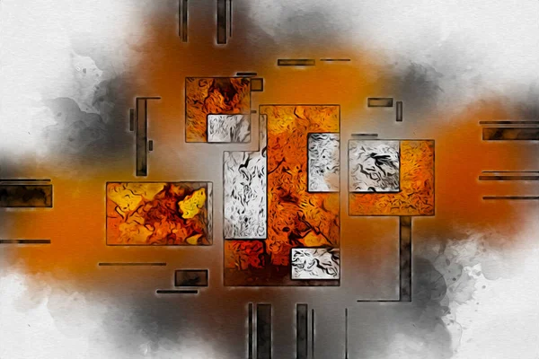 soyut renk tasarımı sanat illüstrasyonu