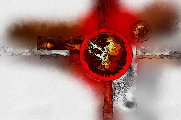 soyut renk tasarımı sanat illüstrasyonu