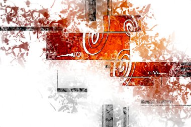 soyut renk tasarımı sanat illüstrasyonu