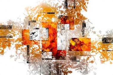 soyut renk tasarımı sanat illüstrasyonu