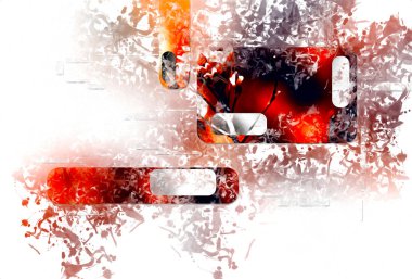 soyut renk tasarımı sanat illüstrasyonu