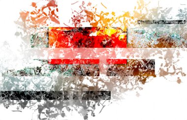 soyut renk tasarımı sanat illüstrasyonu