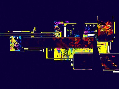 soyut renk tasarımı sanat illüstrasyonu