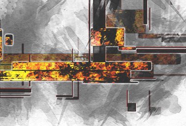 soyut renk tasarımı sanat illüstrasyonu