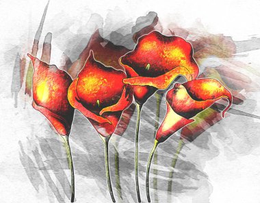 Resim resimli klasik arkaplan