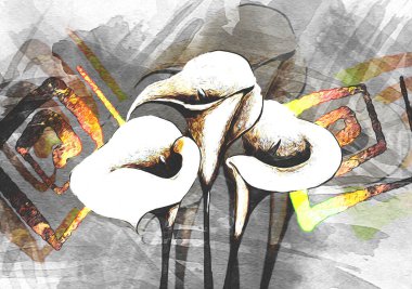 Resim resimli klasik arkaplan