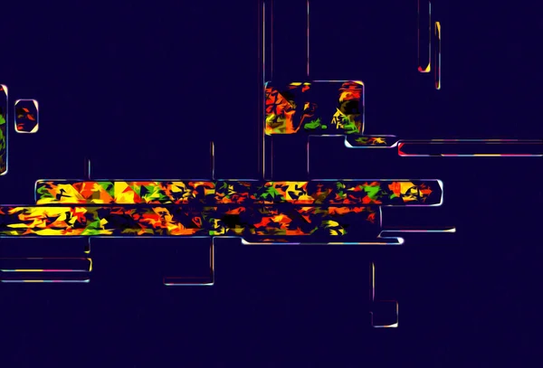 Abstrakcyjny Kolor Projekt Sztuka Ilustracja — Zdjęcie stockowe