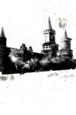 Berlin sanat eskizi çizimi eğlenceli tasarım antika retro